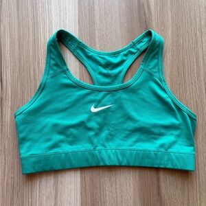 Nike Women’s Green Dri-FIT Medium Support Sports Bra